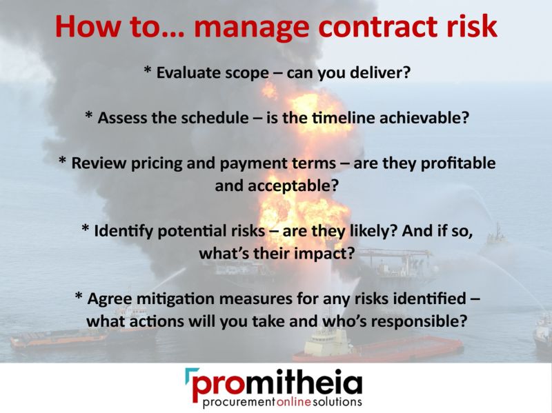 How to… manage contract risk