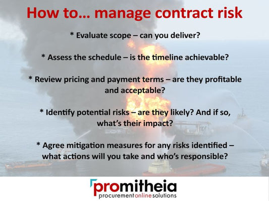 How to… manage contract risk