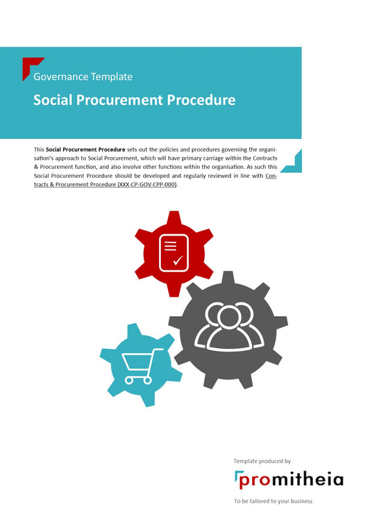 Social Procurement Procedure