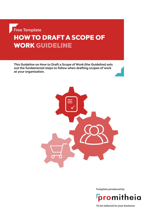 Guideline on How to Draft a Scope of Work