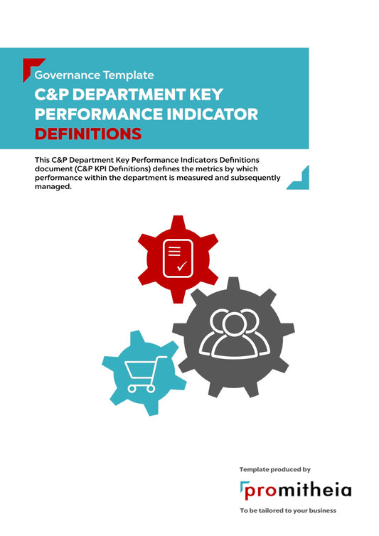 C&P Department Key Performance Indicators Definitions